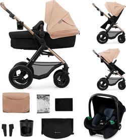 Kinderkraft универсальная коляска 3 в 1 Moov 2 Air Sand Beige KSMOOV02BEG0000