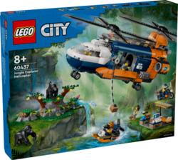 Lego конструктор City Вертоліт у базовому таборі для дослідження джунглів 60437erc