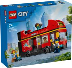 Lego конструктор City Червоний двоповерховий екскурсійний автобус 60407erc