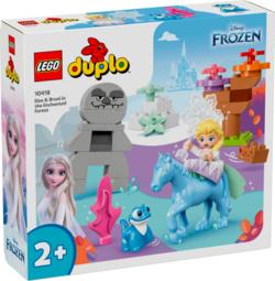 Lego конструктор Duplo Disney Эльза и Бруни в Заколдованом лесу 10418erc