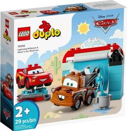 Lego конструктор Duplo Disney Розваги Блискавки МакКвіна та Сирника на автомийці 10996-erc