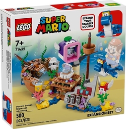 Lego конструктор Super Mario Пригоди Dorrie на затонулому кораблі. Додатковий набір 71432erc