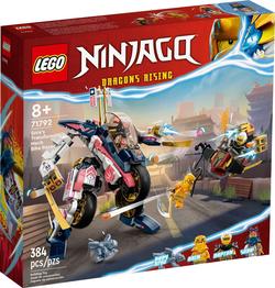 Lego конструктор Ninjago Перегоновий робобайк-трансформер Сори 71792erc