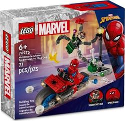 Lego конструктор Super Heroes Marvel "Погоня на мотоциклах Людина-Павук проти Доктор Восьминіг" 76275erc