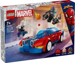 Lego конструктор Super Heroes Marvel "Автомобіль для гонок Людини-Павука та Зелений Гоблін з отрутою Венома" 76279erc