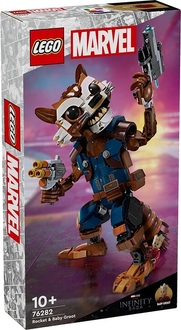 Lego конструктор Super Heroes Marvel "Ракета и малыш Грут" 76282erc