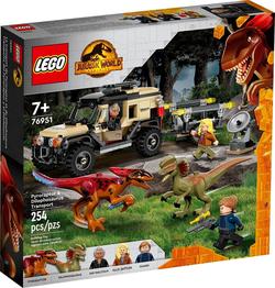 Lego конструктор Jurassic World "Перевезення пірораптора та дилофозавра" 76951erc