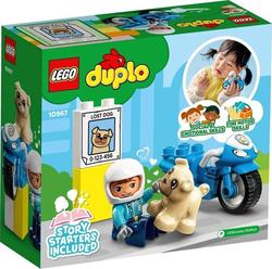 Lego конструктор Duplo Town Поліцейський мотоцикл 10967erc