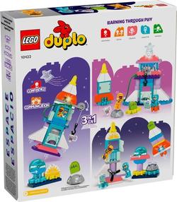Lego конструктор Duplo Town Приключения на космическом шаттле 3в1 10422erc