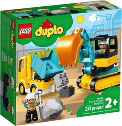 Lego конструктор Duplo Вантажівка та гусеничний екскаватор 10931erc