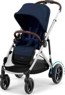 Cybex прогулочная коляска eGazelle S SLV Ocean Blue 2024 524000529bbg