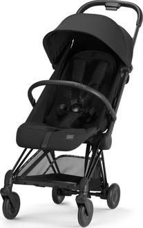 Cybex прогулочная коляска Coya Urban Mobility с бампером и дождевиком Black 524000691bbg