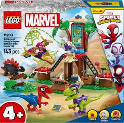 Lego конструктор Spidey битва паука и раптора Гобби в штаб-доме на дереве 11200erc