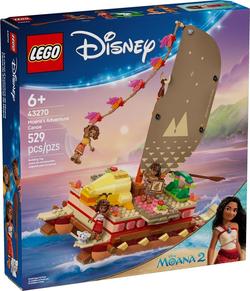 Lego конструктор Disney Princess Приключенческое каноэ Ваяны 43270erc