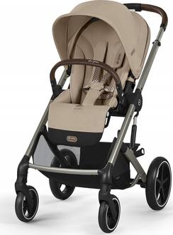 Cybex коляска прогулянкова Balios S Lux TPE з бампером Almond Beige 524001211bbg