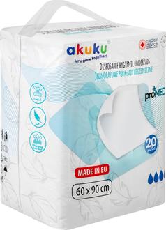 Akuku одноразовые подкладки 60 х 90 см A0144
