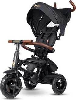 Qplay велосипед складаний триколісний дитячий Rito Delux Black S380-17RitoDeluxeBlack
