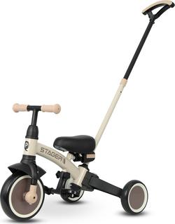 Qplay велосипед-біговел з ручкою 3в1 Stager Beige Brown T80STAGERBeigeBrown