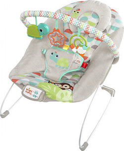 Bright Starts кресло-шезлонг Happy Safari Bouncer 11508