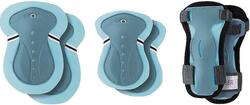 Globber комплект захисний дитячий до 25 кг пастельно-синий/серо-синий 540-200