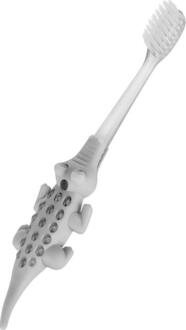 Akuku детская зубная щетка 12м+ Крокодил A0682