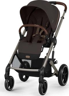 Cybex прогулочная коляска Balios S Lux TPE с бампером Chocolate Brown 2025 525000113 bbg