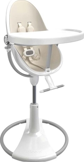 Bloom стільчик для годування Fresco White з вкладишем coconut white E10535-W/E10516-CWL