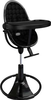 Bloom стульчик для кормления Fresco с хлопковым вкладышем Noir \ midnight black E10535-BB\U10543-MB
