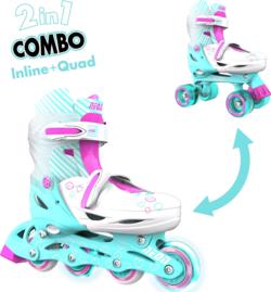 Neon роликовые коньки Combo размер 34-37 бирюзовый NT10T4