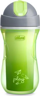 Chicco поильник-непроливайка с трубочкой "Sport Cup" 266 мл нейтральный 06991.30