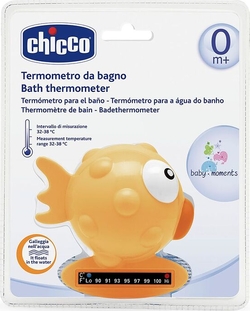 Chicco игрушка-термометр для воды Рыбка желтый 06564.00
