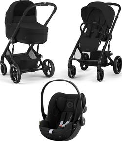 Cybex універсальна коляска Balios S 3в1 BLK BLK Moon Black 524002517bbg