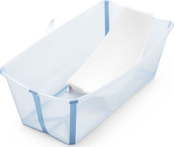 Stokke комплект для купания Flexi Bath ванночка и адаптер Ocean Blue 531513