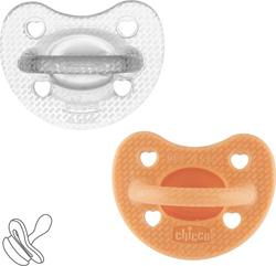 Chicco пустышка Physioforma Luxe силиконовая от 6 до 16 месяцев 2 шт. девочка 73033.31.00