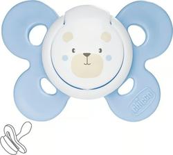 Chicco пустышка Physio Comfort силиконовая от 2 до 6 месяцев 1 шт. голубая 74911.21.00