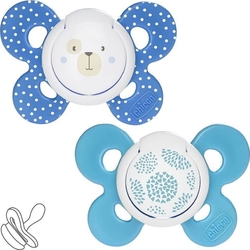 Chicco пустышка Physio Comfort силиконовая от 6 до 16 месяцев 2 шт. мальчик 74933.21.00.00