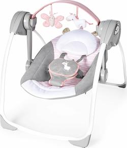 Ingenuity кресло-качалка Comfort2Go Portable Swing Flora the Unicorn 12202