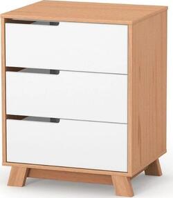 Верес комод Манхэттен Slim 600 бело-буковый 32.2.32.2.15ver
