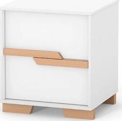 Верес тумбочка Сиэтл 450 бело-буковый 46.38.2.15ver