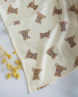 Верес пелюшка муслін 80х80 Мишки 108.13ver