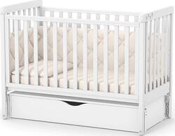 Верес ліжечко дитяче Соня ЛД12 без коліс, на ніжках ЕС белая 12.3.1.7.06ver