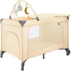 MoMi дитячий манеж BELOVE PLUS beige LOZE00026