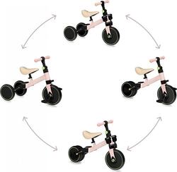 MoMi детский беговел-велосипед 4в1 LORIS pink ROBI00039