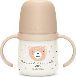 Suavinex чашка с силиконовым носиком 150 мл Night and day бежева з малюнком 309187bbg