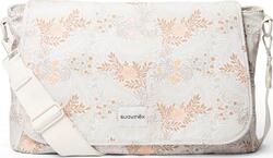 Suavinex сумка для мамы большая Poetry біла з малюнком 403038bbg