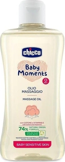 Chicco олія для масажу Baby Moments для чутливої ​​шкіри 200 мл 10242.00
