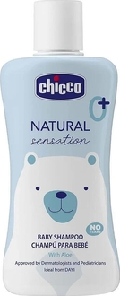 Chicco шампунь Natural Sensation "Без сліз" з алое та олією солодкого мигдалю 200 мл 11518.00