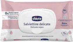 Chicco вологі серветки з бісабололом та екстрактом мальви 72 шт 12050.60