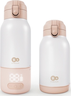 Kinderkraft портативный подогреватель для молока и термос 2в1 Gaja Beige KEGAJA00BEG0000