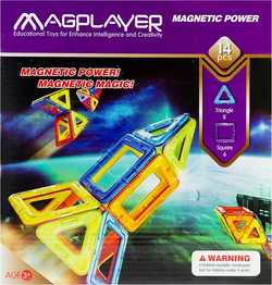 Magplayer конструктор магнітний набір 14 ел MPB-14